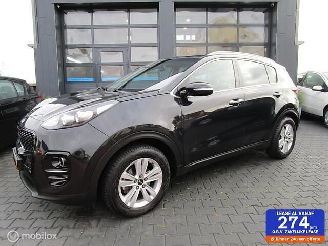 Zwart Occasion 2017 Kia Sportage SUV | € 16.450 (Eerlijke prijs) - Afbeelding 1/4