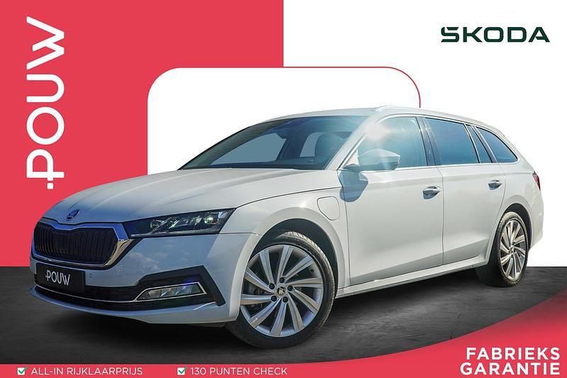 Wit Gebruikt 2024 Skoda Octavia Business Line Stationwagen | € 33.750 (Iets duurder) - Afbeelding 1/4