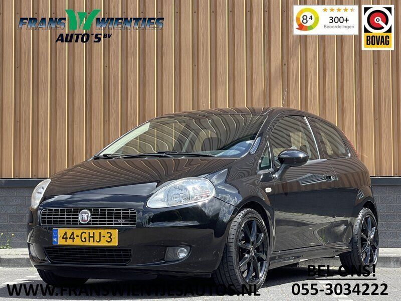 Zwart Gebruikt 2008 Fiat Punto Sport Hatchback | € 2.450 (Eerlijke prijs) - Afbeelding 1/4