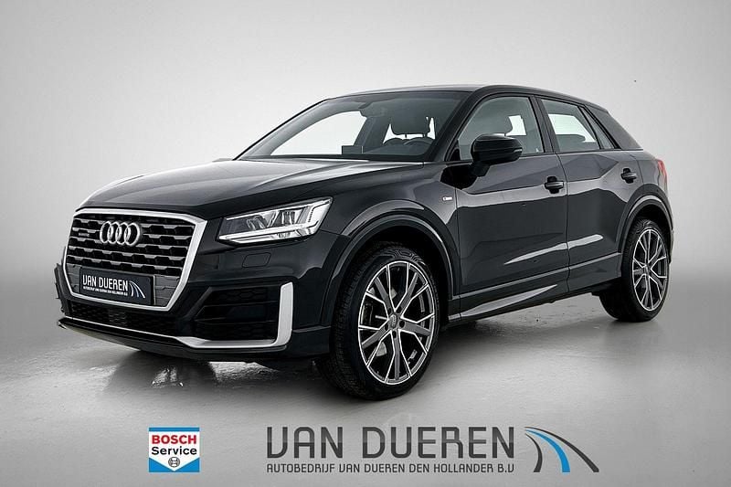 Zwart Gebruikt 2019 Audi Q2 S-Line SUV | € 24.950 (Super prijs) - Afbeelding 1/4