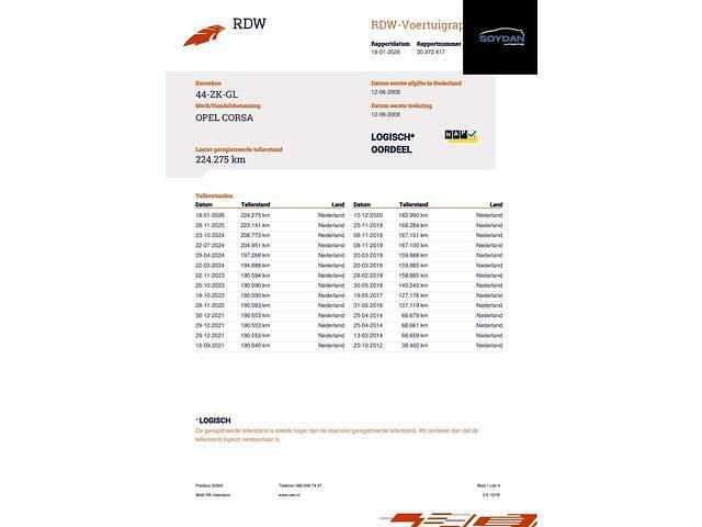 Occasion Opel Corsa Enjoy 90 PK (66 kW) 2008 Grijs Hatchback