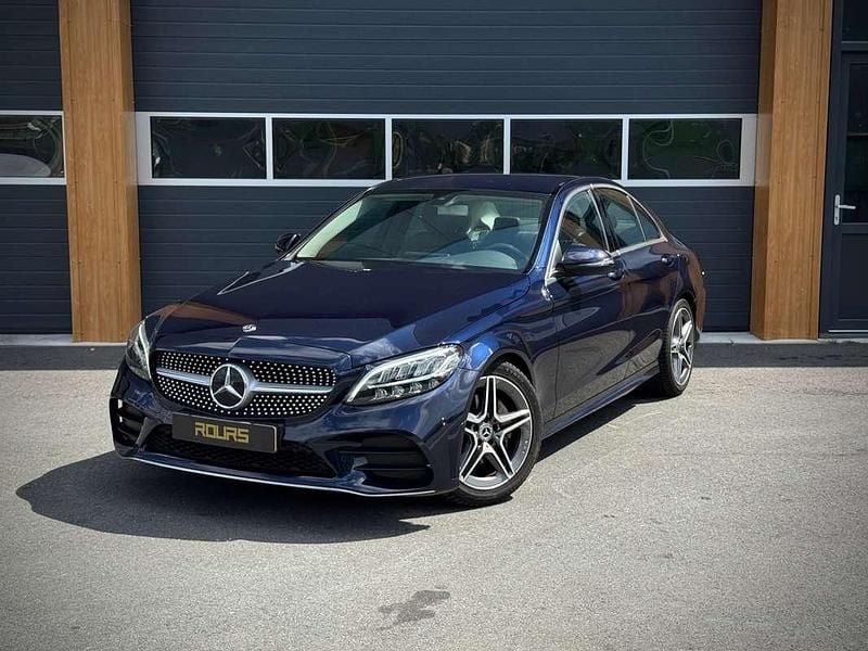 Blauw Gebruikt 2019 Mercedes C200 Premium Plus Sedan | € 30.950 (Eerlijke prijs) - Afbeelding 1/4