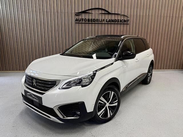 Wit Occasion 2018 Peugeot 5008 Allure SUV | € 17.450 (Iets duurder) - Afbeelding 1/4