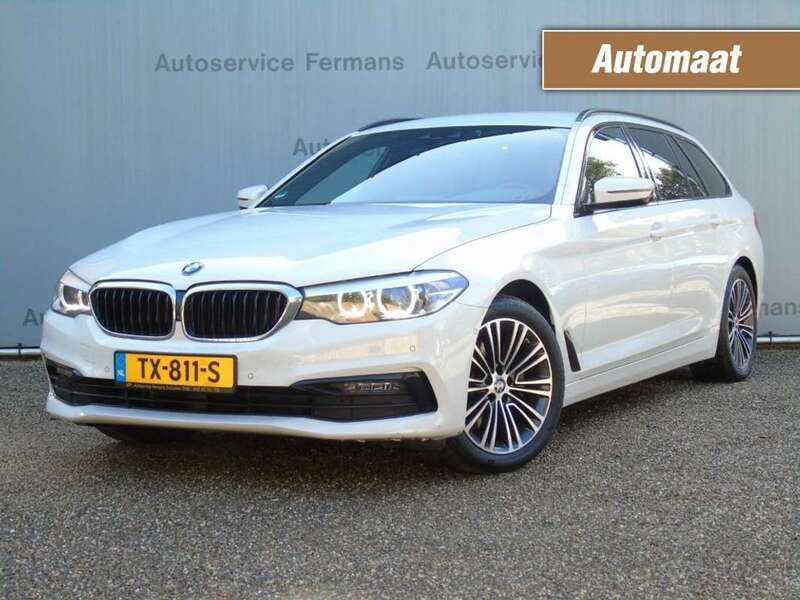 Wit, andere lak Gebruikt 2018 BMW 520 Executive Stationwagen | € 25.850 (Eerlijke prijs) - Afbeelding 1/4