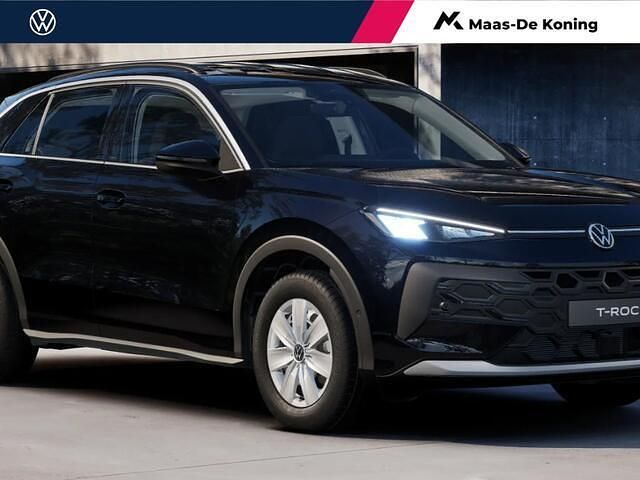 Zwart Nieuw 2026 VW T-Roc Trendline SUV | € 37.740 (Super prijs) - Afbeelding 1/4