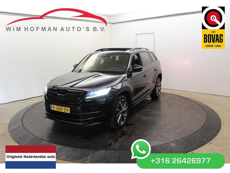 Zwart Gebruikt 2021 Skoda Kodiaq Business Line SUV | € 27.490 (Iets duurder) - Afbeelding 1/4