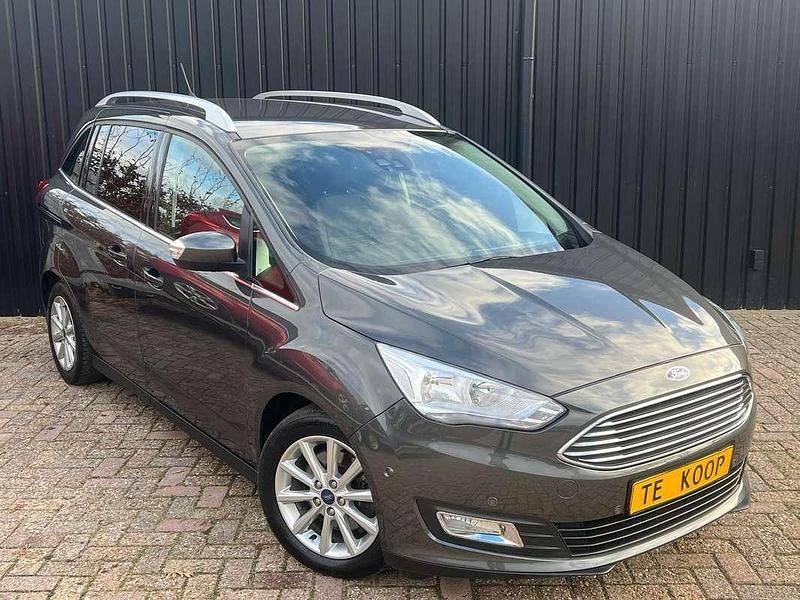Grijs Gebruikt 2018 Ford C-MAX Titanium MPV | € 9.950 (Goede deal) - Afbeelding 1/4