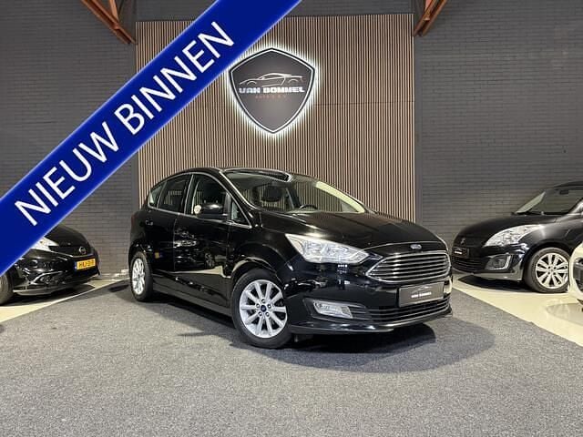 Zwart Gebruikt 2016 Ford C-MAX Titanium MPV | € 9.950 (Eerlijke prijs) - Afbeelding 1/4