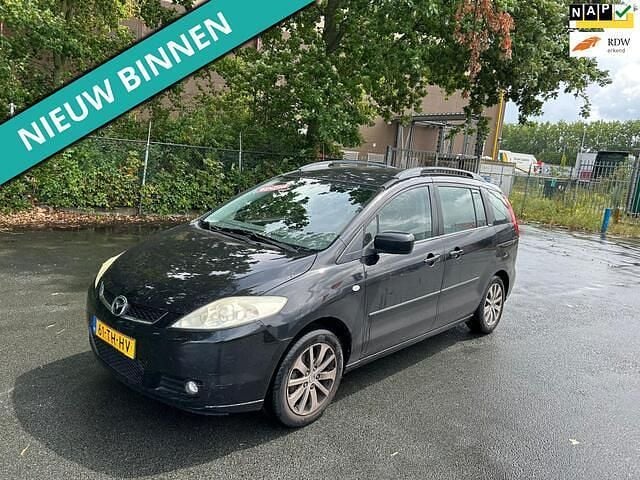 Zwart, metallic lak Gebruikt 2006 Mazda 5 Touring MPV | € 1.699 (Eerlijke prijs) - Afbeelding 1/3