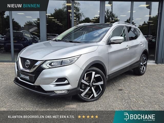 Silver grey m Gebruikt 2019 Nissan Qashqai Tekna SUV | € 18.950 (Eerlijke prijs) - Afbeelding 1/4