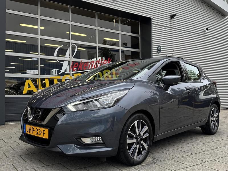 Grijs Gebruikt 2018 Nissan Micra Comfort Hatchback | € 9.950 (Eerlijke prijs) - Afbeelding 1/4