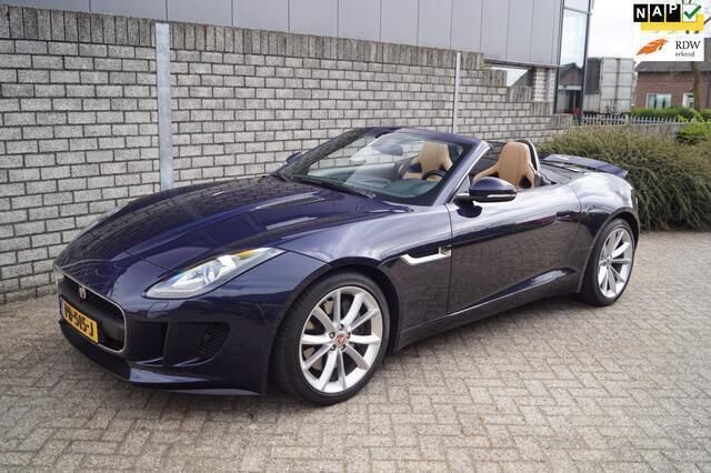 Blauw Gebruikt 2017 Jaguar F-Type Cabriolet | € 46.850 (Super prijs) - Afbeelding 1/4