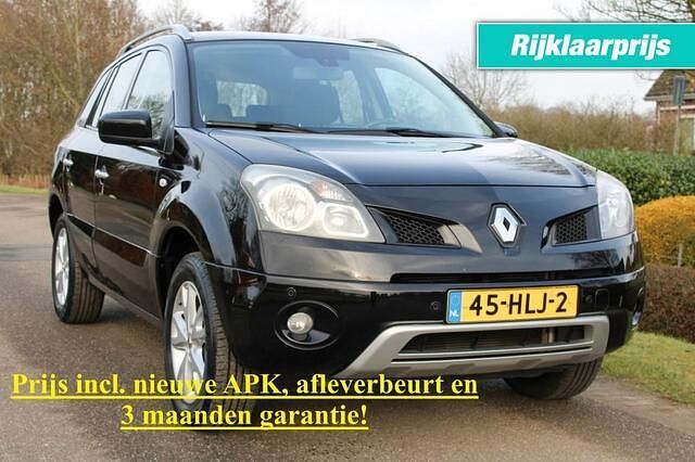 Zwart Occasion 2009 Renault Koleos Dynamique SUV | € 4.350 (Eerlijke prijs) - Afbeelding 1/4