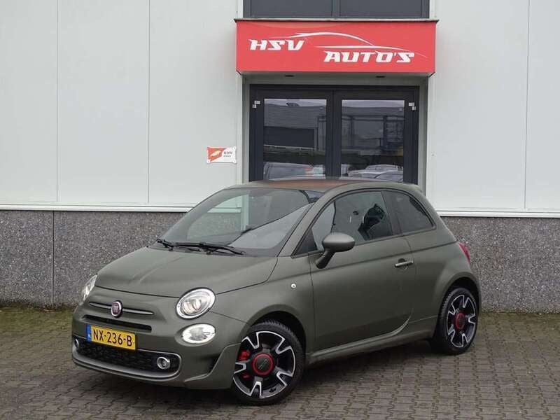 Groen, metallic lak Gebruikt 2017 Fiat 500 Sport Hatchback | € 6.999 (Goede deal) - Afbeelding 1/3