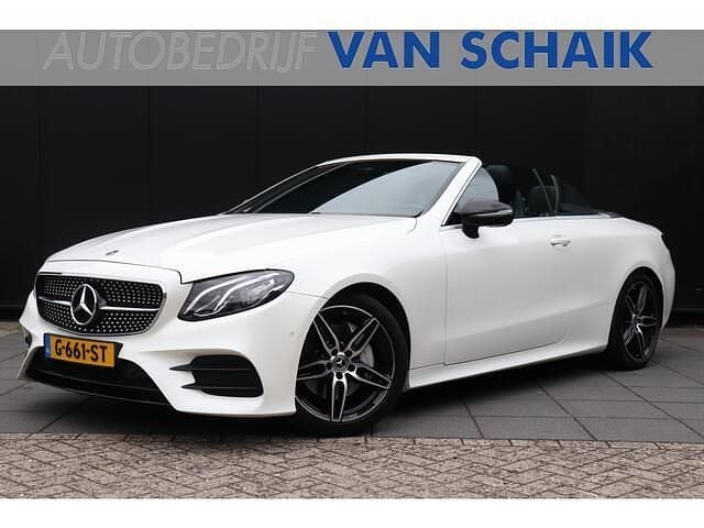 Wit Gebruikt 2018 Mercedes E200 AMG line Cabriolet | € 33.850 (Eerlijke prijs) - Afbeelding 1/4