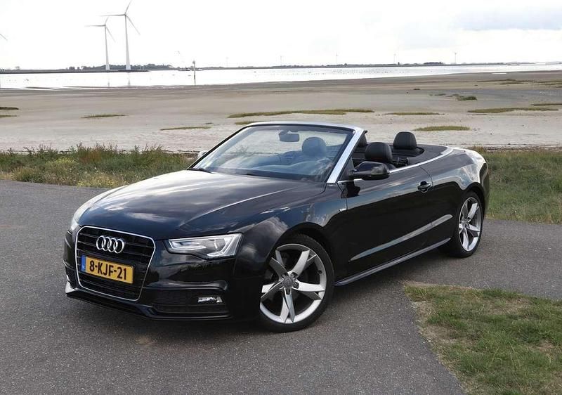 Zwart Occasion 2013 Audi A5 Cabriolet S-Line Cabriolet | € 13.350 (Eerlijke prijs) - Afbeelding 1/4