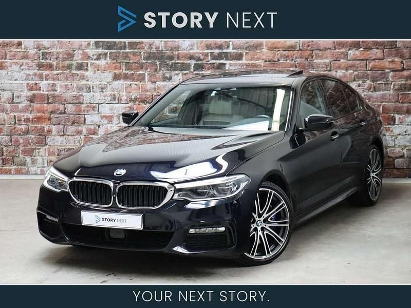 Zwart Gebruikt 2017 BMW 540 Executive Sedan | € 31.950 (Duur) - Afbeelding 1/4