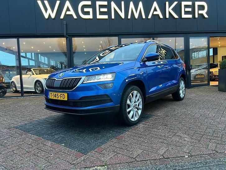 Blauw (metallic) Occasion 2020 Skoda Karoq Business Line SUV | € 24.250 (Super prijs) - Afbeelding 1/4