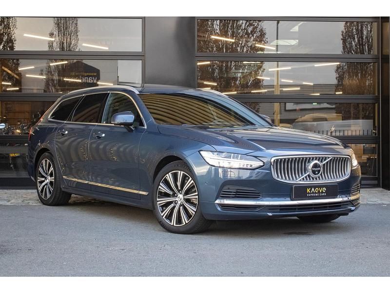 Blauw Gebruikt 2021 Volvo V90 Inscription Stationwagen | € 34.950 (Eerlijke prijs) - Afbeelding 1/4