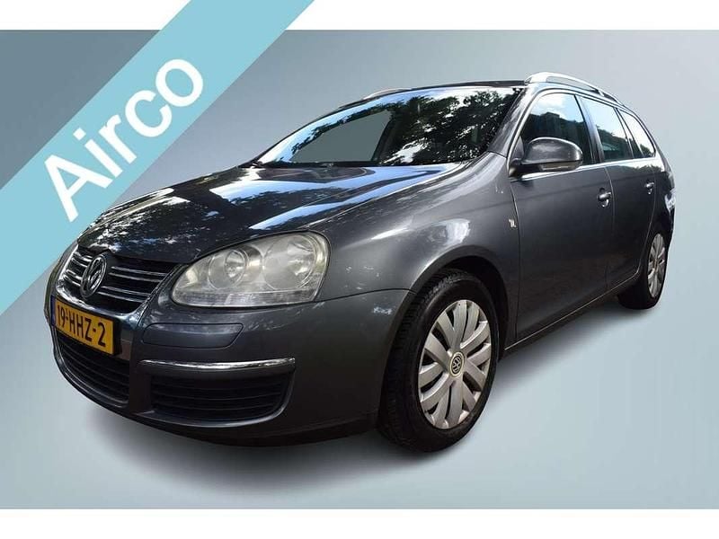 Grijs, metallic lak Gebruikt 2009 VW Golf VI Comfortline Stationwagen | € 2.750 (Eerlijke prijs) - Afbeelding 1/4