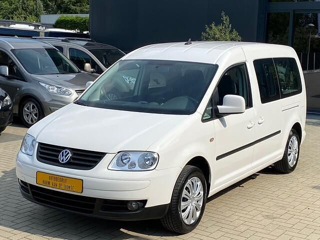 Wit Gebruikt 2008 VW Caddy Maxi Life MPV | € 14.999 - Afbeelding 1/4