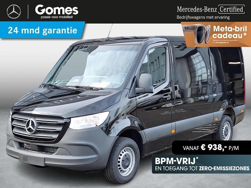 Zwart Gebruikt 2024 Mercedes Sprinter Van | € 50.000 - Afbeelding 1/4
