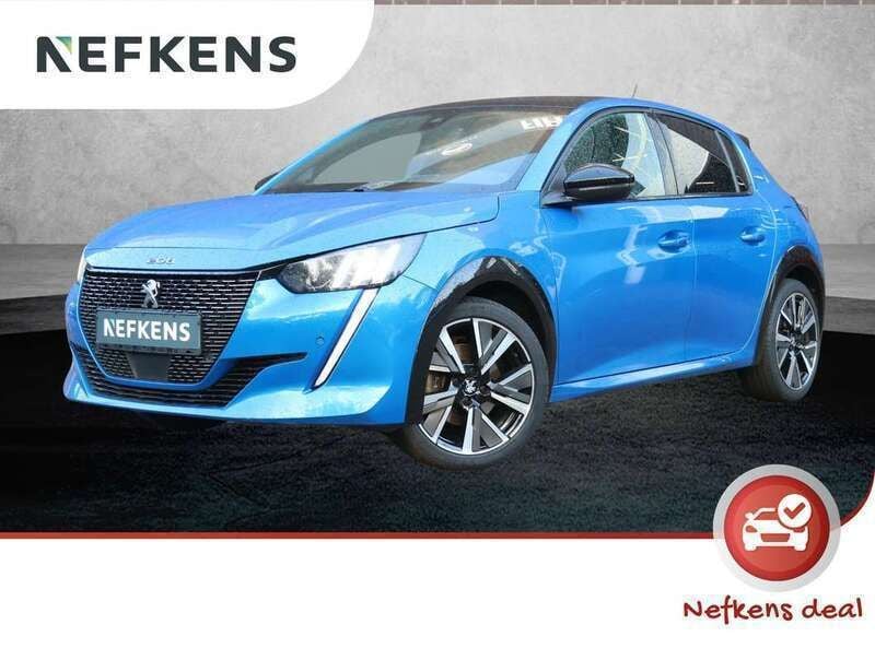 Blauw Gebruikt 2021 Peugeot 208 GT-line Hatchback | € 18.680 (Eerlijke prijs) - Afbeelding 1/3