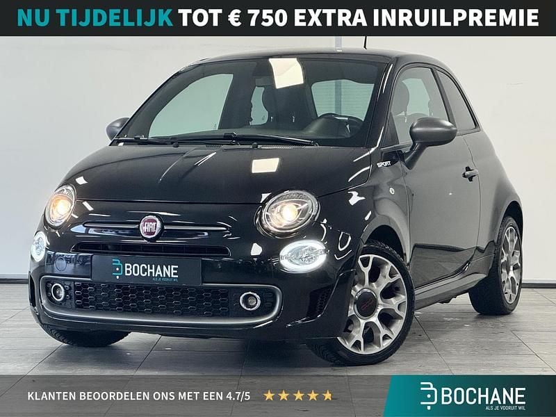 Zwart Gebruikt 2022 Fiat 500 Sport Hatchback | € 14.195 (Eerlijke prijs) - Afbeelding 1/4
