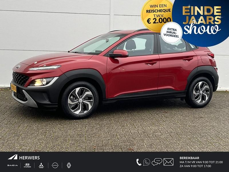 Rood Gebruikt 2021 Hyundai Kona Comfort SUV | € 23.935 (Eerlijke prijs) - Afbeelding 1/4