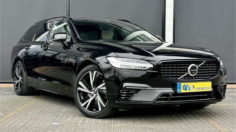 Zwart Gebruikt 2020 Volvo V90 R-Design Stationwagen | € 39.950 (Goede deal) - Afbeelding 1/4