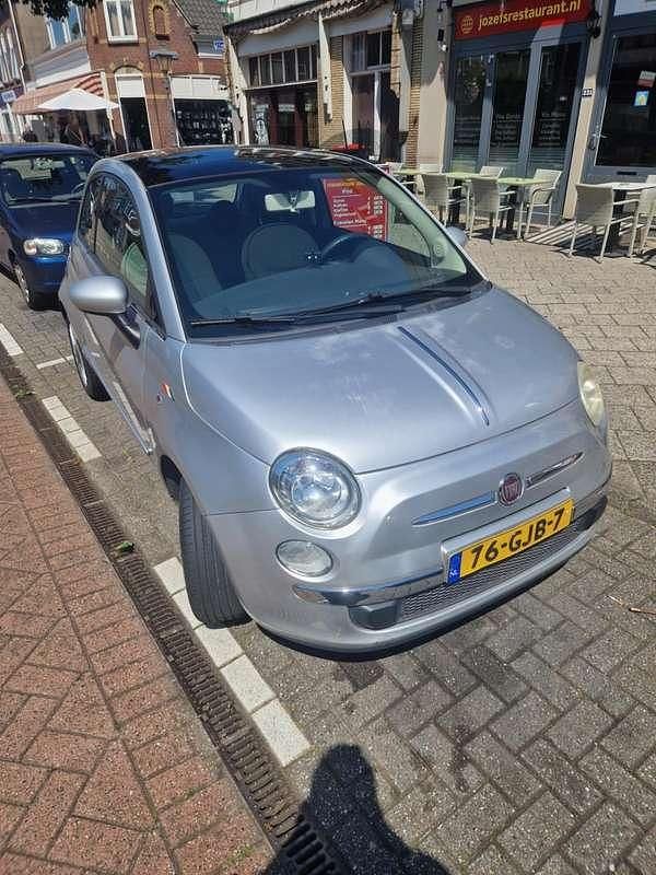 Zilver Gebruikt 2008 Fiat 500 Lounge Hatchback | € 2.500 (Super prijs) - Afbeelding 1/4