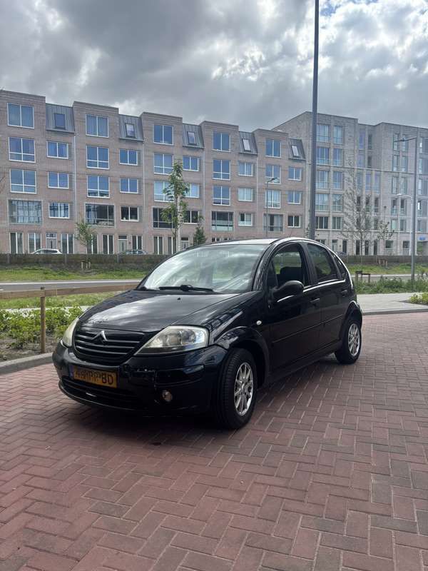 Zwart Gebruikt 2004 Citroën C3 Hatchback | € 600 (Super prijs) - Afbeelding 1/4