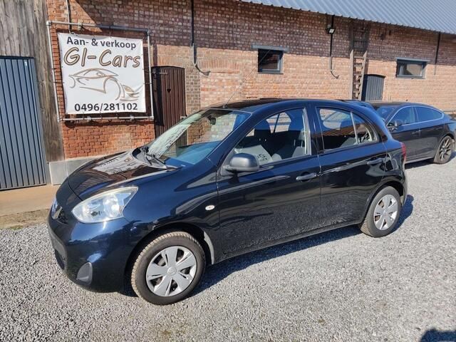 Zwart Gebruikt 2015 Nissan Micra Acenta Hatchback | € 7.800 (Iets duurder) - Afbeelding 1/4