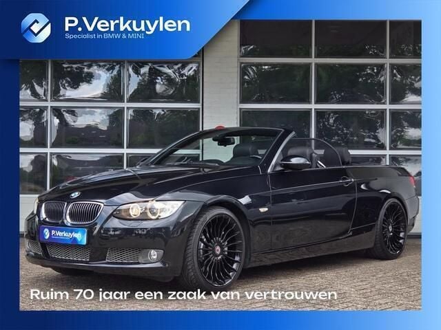 Zwart Gebruikt 2007 BMW 335 Cabriolet Executive Cabriolet | € 20.450 (Super prijs) - Afbeelding 1/4