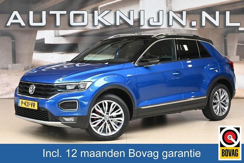 Blauw Occasion 2022 VW T-Roc Sport SUV | € 18.440 (Super prijs) - Afbeelding 1/4