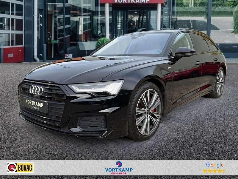 Zwart Gebruikt 2020 Audi A6 S-Line Stationwagen | € 42.500 (Eerlijke prijs) - Afbeelding 1/4