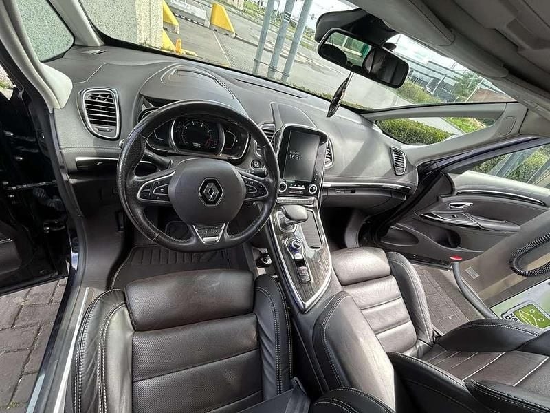 Zwart Gebruikt 2016 Renault Espace Initiale Paris MPV | € 17.000 (Super prijs) - Afbeelding 1/4