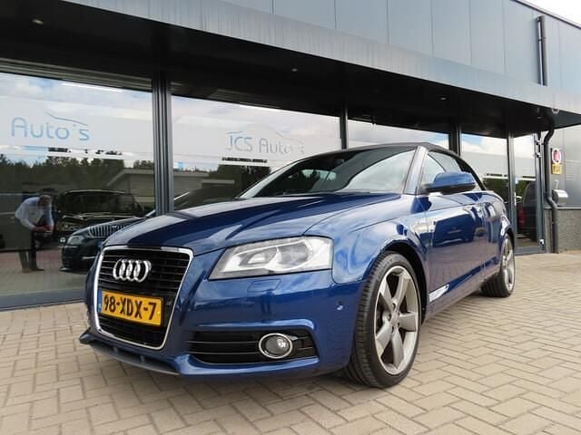Blauw Gebruikt 2012 Audi Cabriolet Ambition Cabriolet | € 9.999 - Afbeelding 1/4
