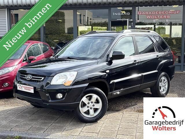 Zwart Gebruikt 2010 Kia Sportage Active SUV | € 6.950 (Eerlijke prijs) - Afbeelding 1/4