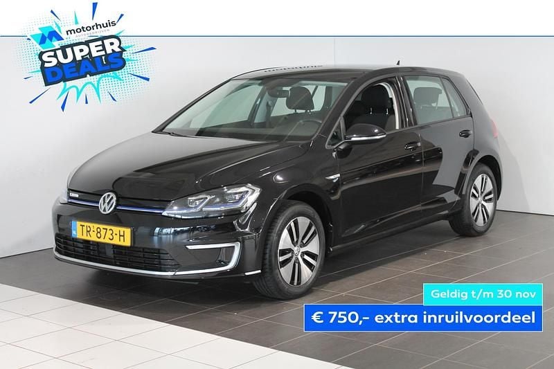 Zwart Gebruikt 2018 VW e-Golf Hatchback | € 11.990 (Eerlijke prijs) - Afbeelding 1/4