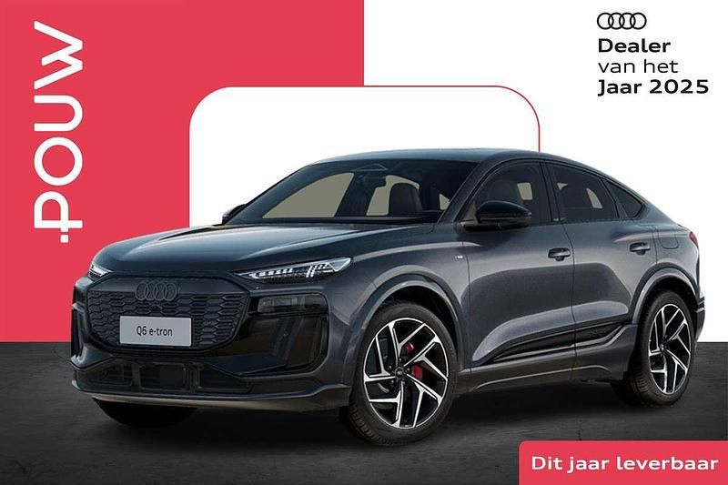 Grijs Nieuw 2025 Audi Q6 Sportback e-tron S-Line SUV | € 86.440 - Afbeelding 1/4