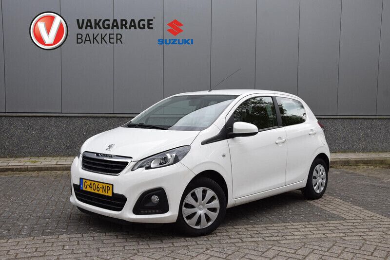 Wit Gebruikt 2020 Peugeot 108 Active Hatchback | € 9.850 (Eerlijke prijs) - Afbeelding 1/4