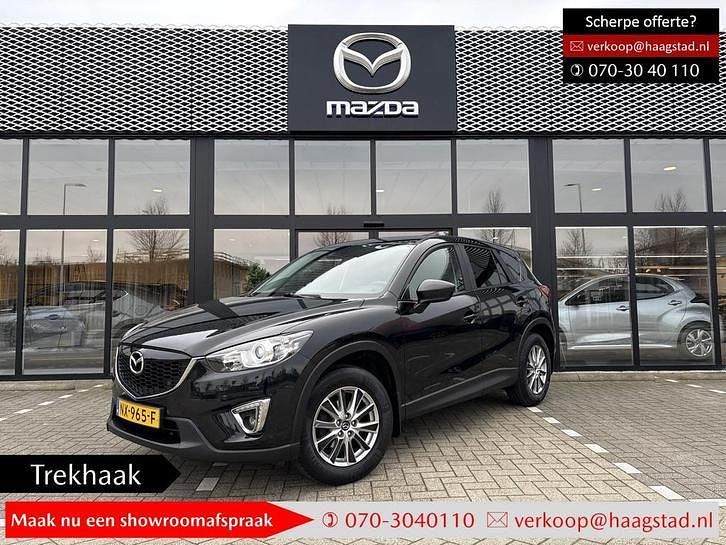 Jet black mica (donker zwart) Occasion 2014 Mazda CX-5 Edition SUV | € 14.750 (Eerlijke prijs) - Afbeelding 1/4