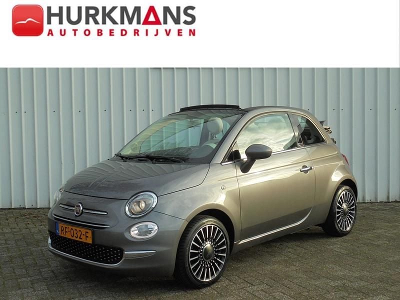 Grijs Occasion 2017 Fiat 500C Cabriolet | € 9.938 (Eerlijke prijs) - Afbeelding 1/4