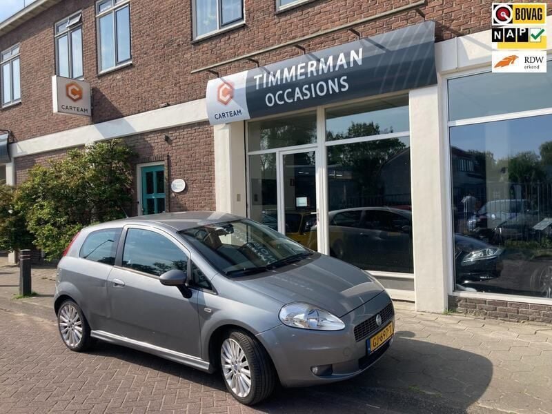 Grijs Gebruikt 2007 Fiat Punto Dynamic Hatchback | € 1.850 (Eerlijke prijs) - Afbeelding 1/4