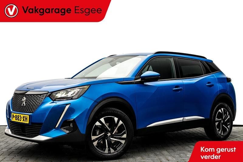Blauw Gebruikt 2021 Peugeot 2008 Allure SUV | € 18.740 (Eerlijke prijs) - Afbeelding 1/4