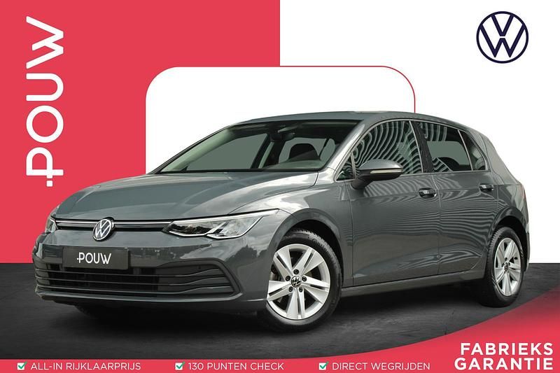 Grijs Gebruikt 2023 VW Golf VIII Life Hatchback | € 22.900 (Eerlijke prijs) - Afbeelding 1/4
