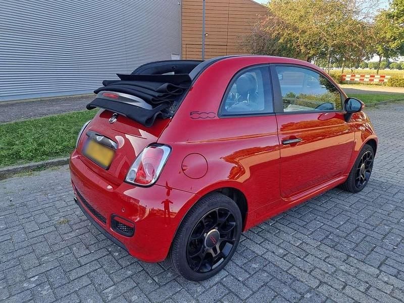 Rood Gebruikt 2013 Fiat 500 Sport Cabriolet | € 6.450 (Goede deal) - Afbeelding 1/4