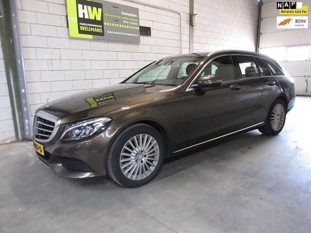 Bruin Gebruikt 2015 Mercedes C350 Edition Stationwagen | € 14.350 (Eerlijke prijs) - Afbeelding 1/4
