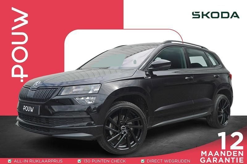 Zwart Gebruikt 2021 Skoda Karoq Business Line SUV | € 30.900 (Eerlijke prijs) - Afbeelding 1/4